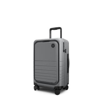 Angle view of Expandable Carry-On Pro in Storm Grey