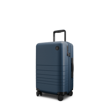 Angle view of Expandable Carry-On  in Ocean Blue