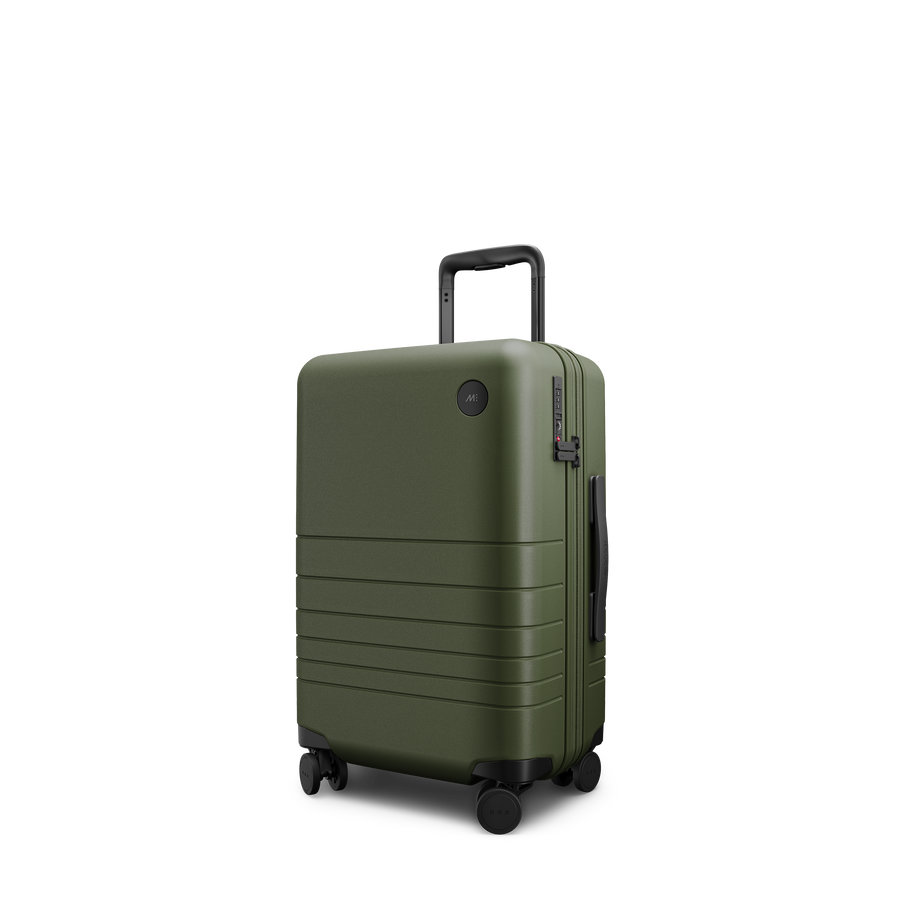 Olive Green Scaled | Angle view of Expandable Carry-On in Olive Green