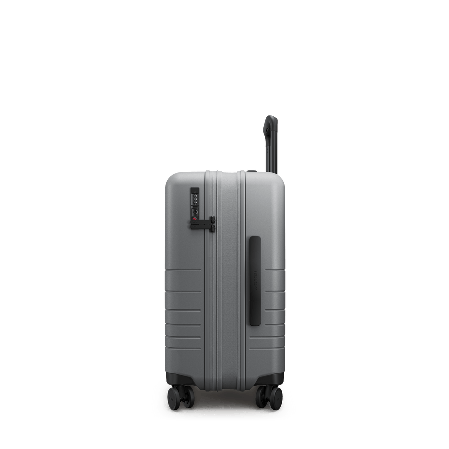 Storm Grey Hover | Side view of Expandable Carry-On in Storm Grey