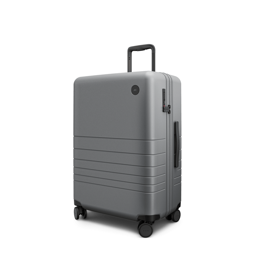 Storm Grey Scaled | Angle view of Expandable Check-In Medium in Storm Grey