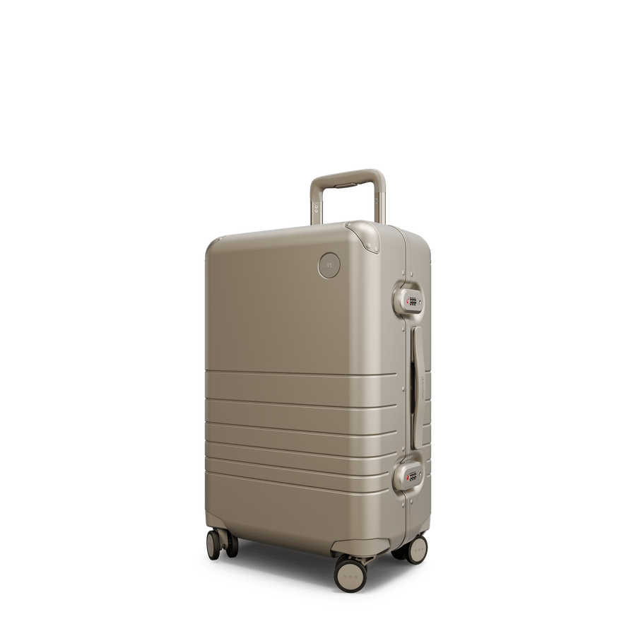 Champagne Hover | Angle view of Hybrid Carry-On Plus in Champagne