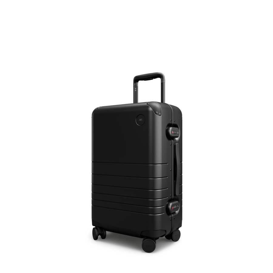 Obsidian Hover | Angle view of Hybrid Carry-On in Obsidian