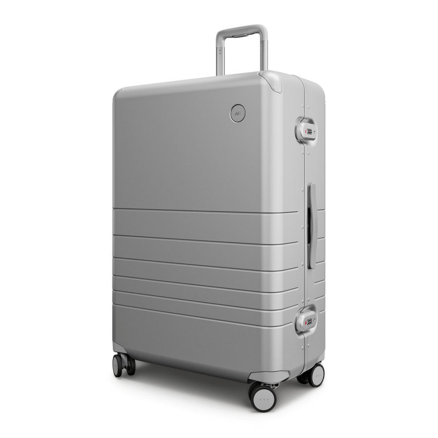 Silver Hover | Angle view of Hybrid Check-In Large in Silver