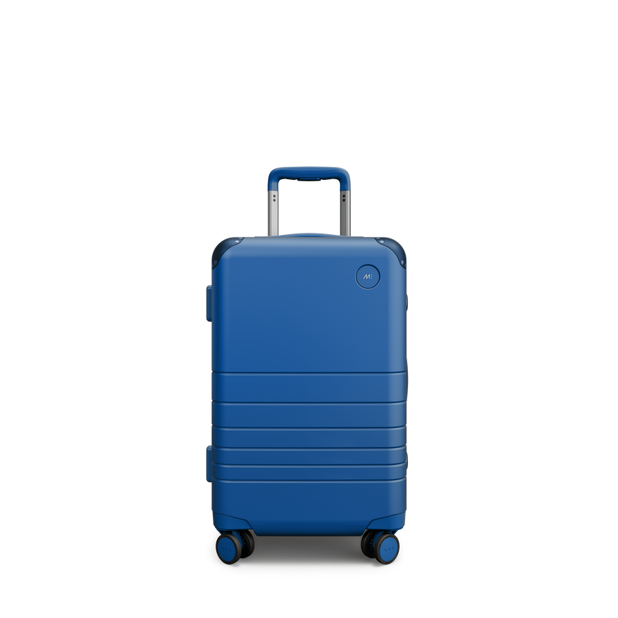 Coastal Blue Scaled | Front view of Hybrid Carry-On in Coastal Blue