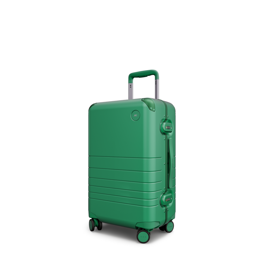 Jungle Green Hover | Angle view of Hybrid Carry-On in Jungle Green
