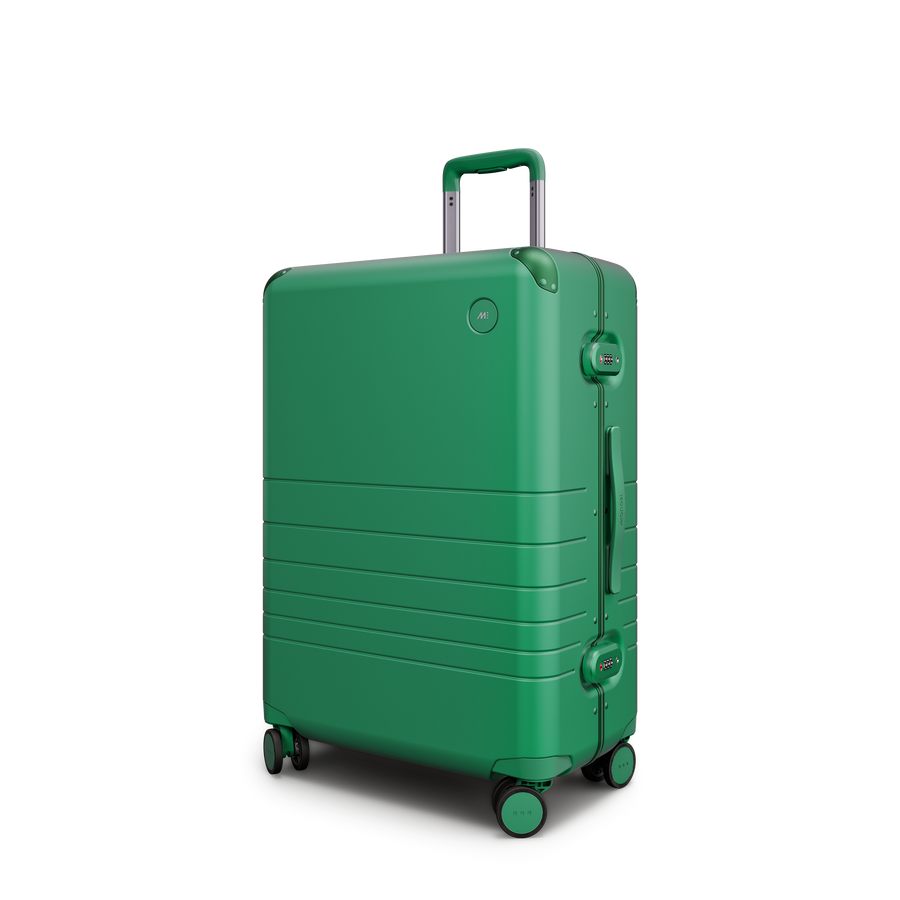 Jungle Green Hover | Angle view of Hybrid Check-In Medium in Jungle Green