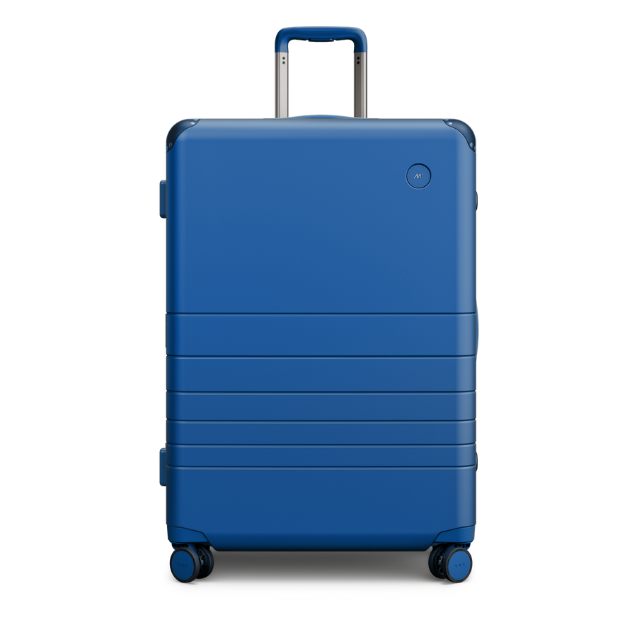 Coastal Blue Scaled | Front view of Hybrid Check-In Large in Coastal Blue