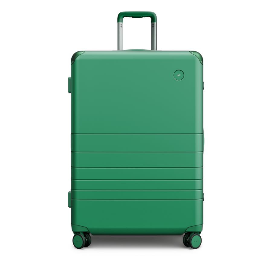 Jungle Green Scaled | Front view of Hybrid Check-In Large in Jungle Green