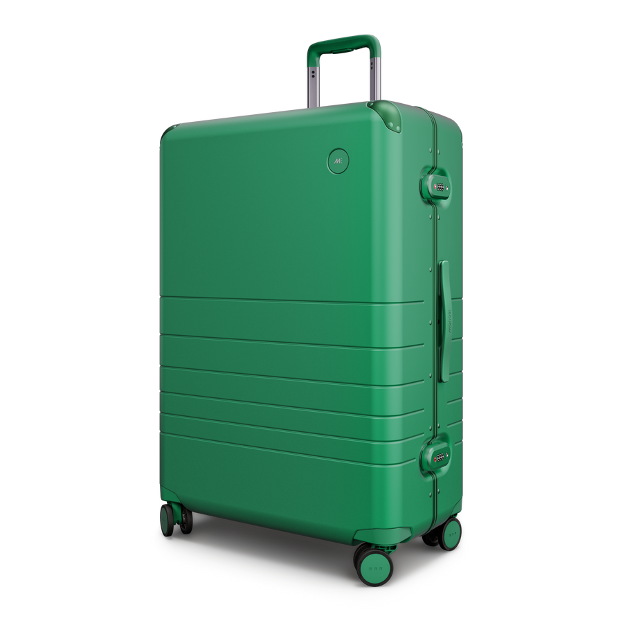 Jungle Green Hover | Angle view of Hybrid Check-In Large in Jungle Green