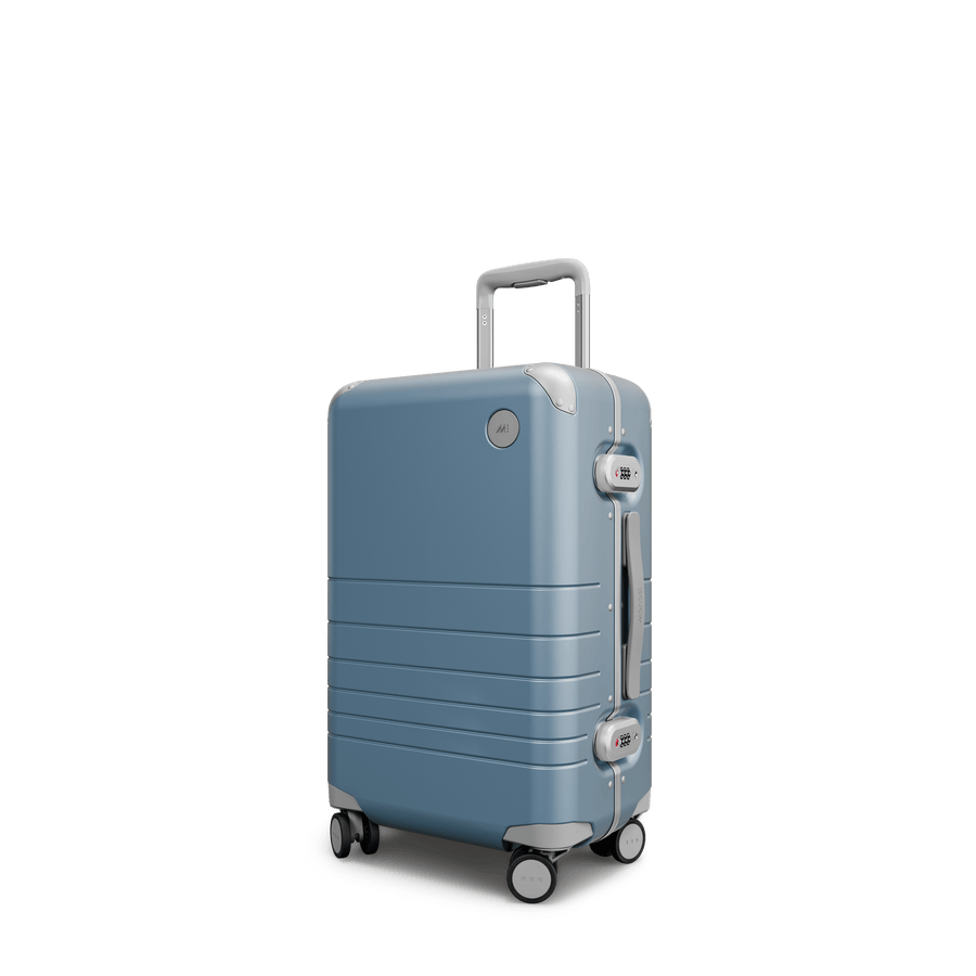 Elemental Blue Hover | Angle view of Hybrid Carry-On in Elemental Blue