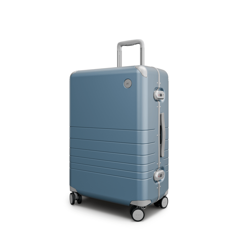 Elemental Blue Hover | Angle view of Hybrid Check-In Medium in Elemental Blue