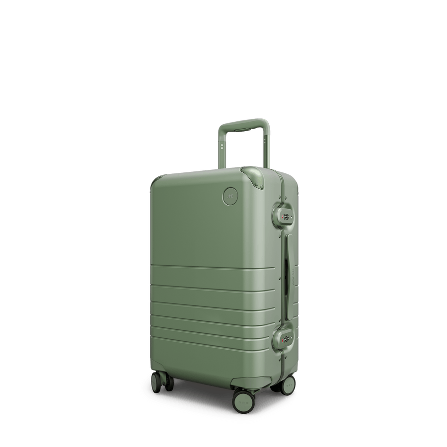 Mint Hover | Angle view of Hybrid Carry-On in Mint