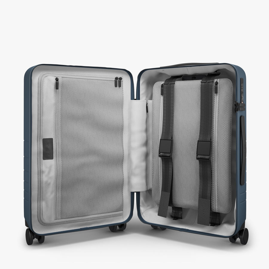Ocean Blue | Inside view of Carry-On Pro Plus in Ocean Blue