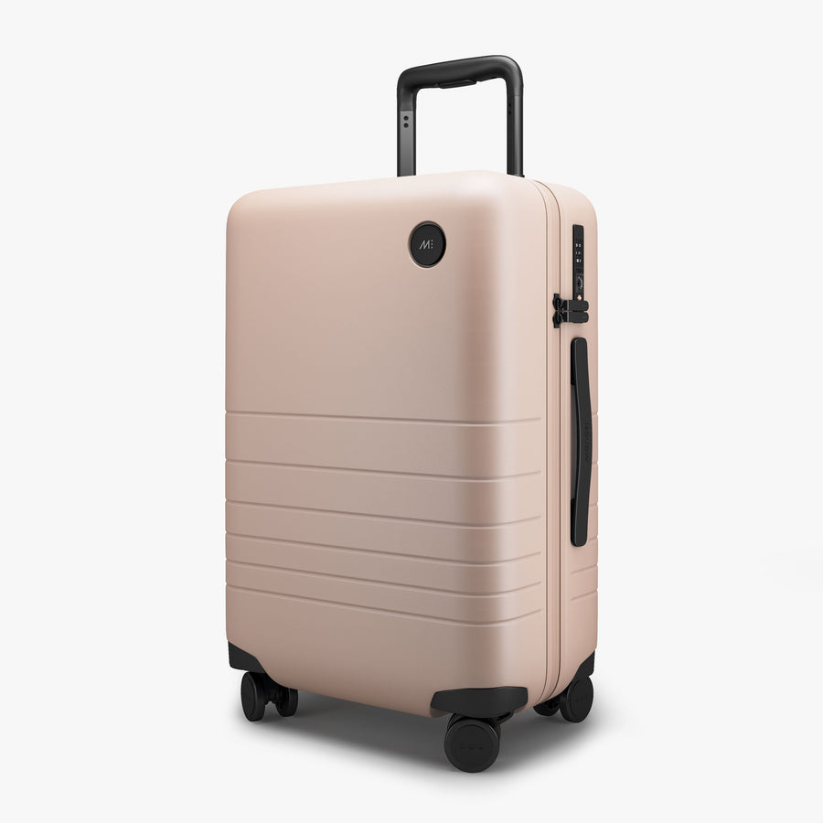 Rose Quartz | Angled view of Carry-On in Rose Quartz