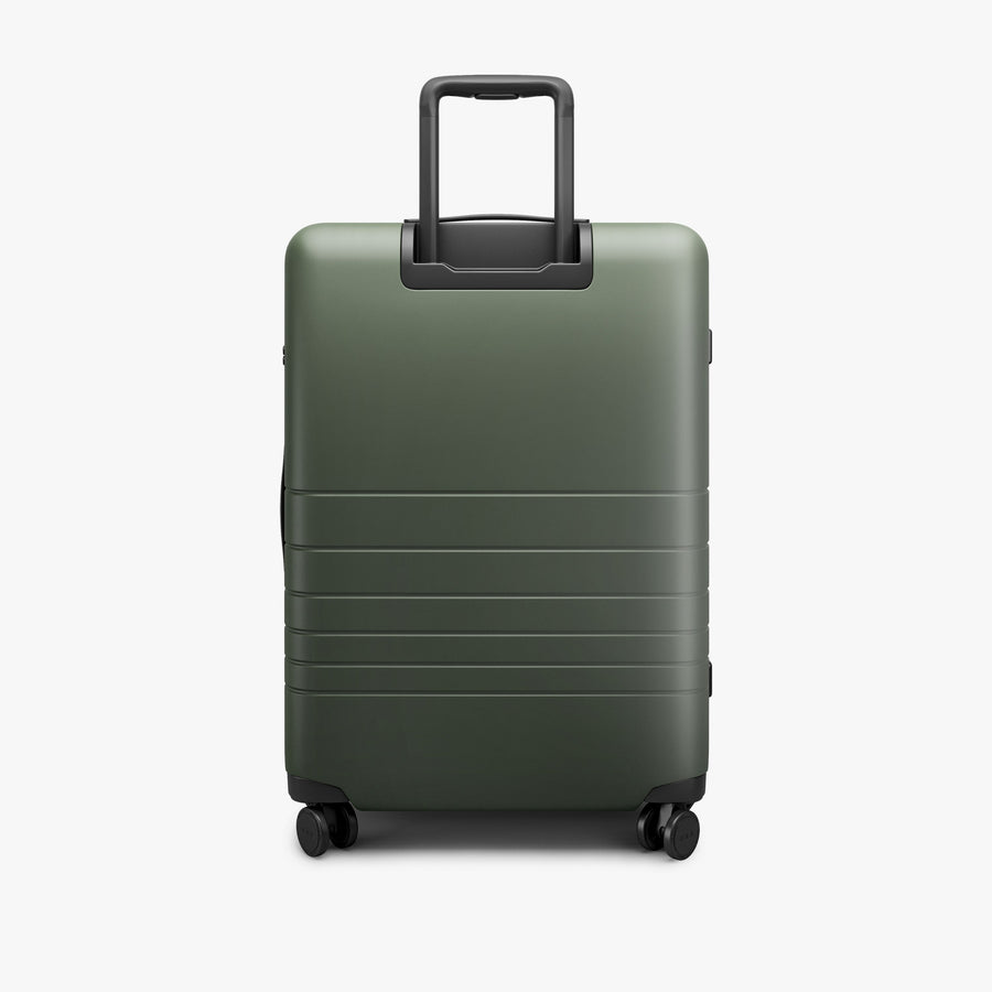 Olive Green | Back view of Check-In Medium in Olive Green