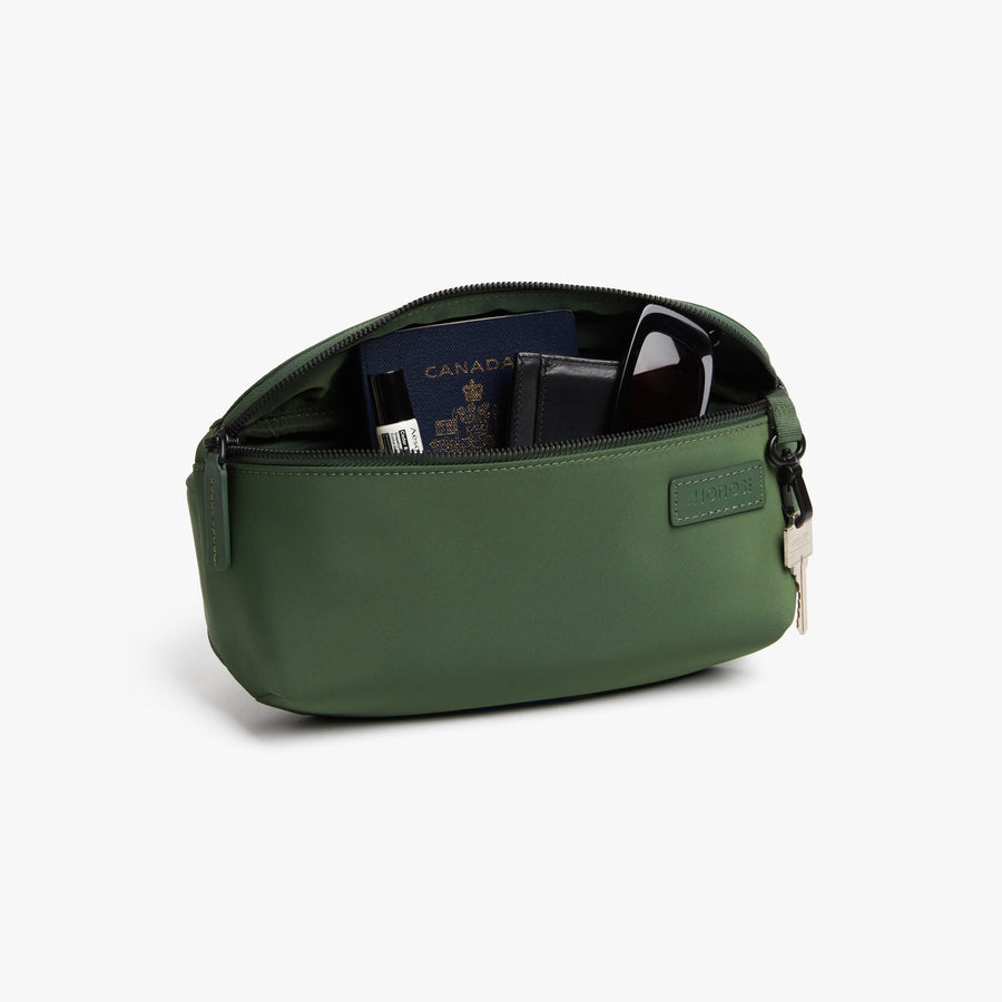 Juniper Green | Open view of Metro Sling in Juniper Green