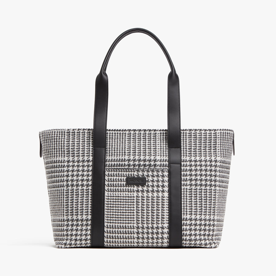 Houndstooth Check | Front view of Metro Tote Houndstooth Check